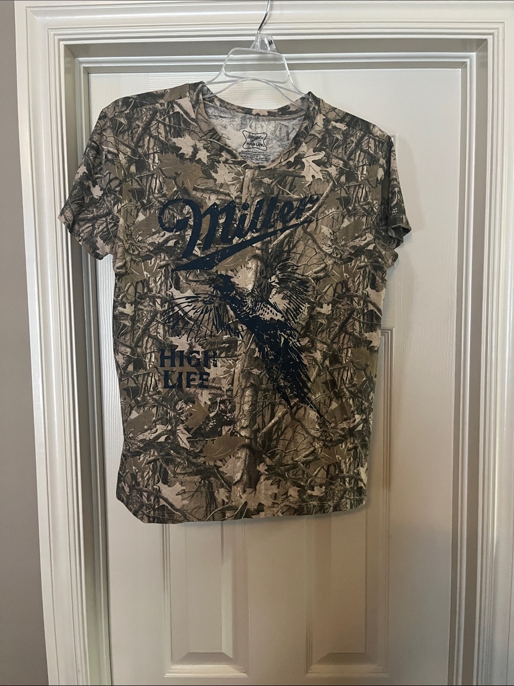 Miller High Life Camo Graphic Tee - Green/Brown